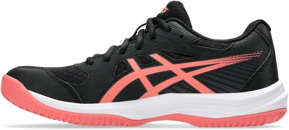 image:imageAsics Womens Upcourt 6 Volleyball ShoesBlackPapaya