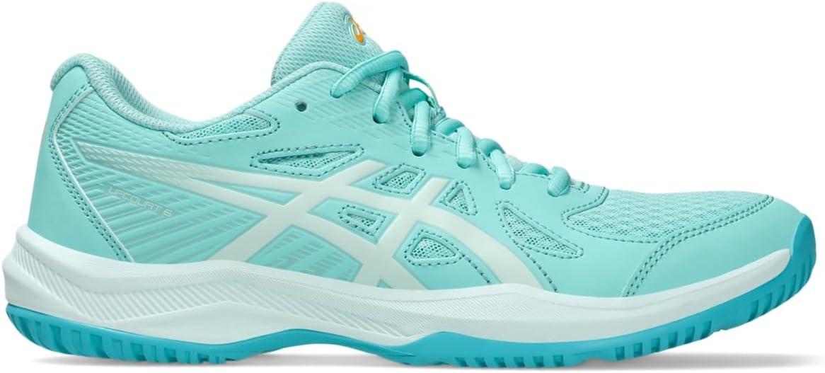 image:imageAsics Womens Upcourt 6 Volleyball ShoesIlluminate MintSoothing Sea