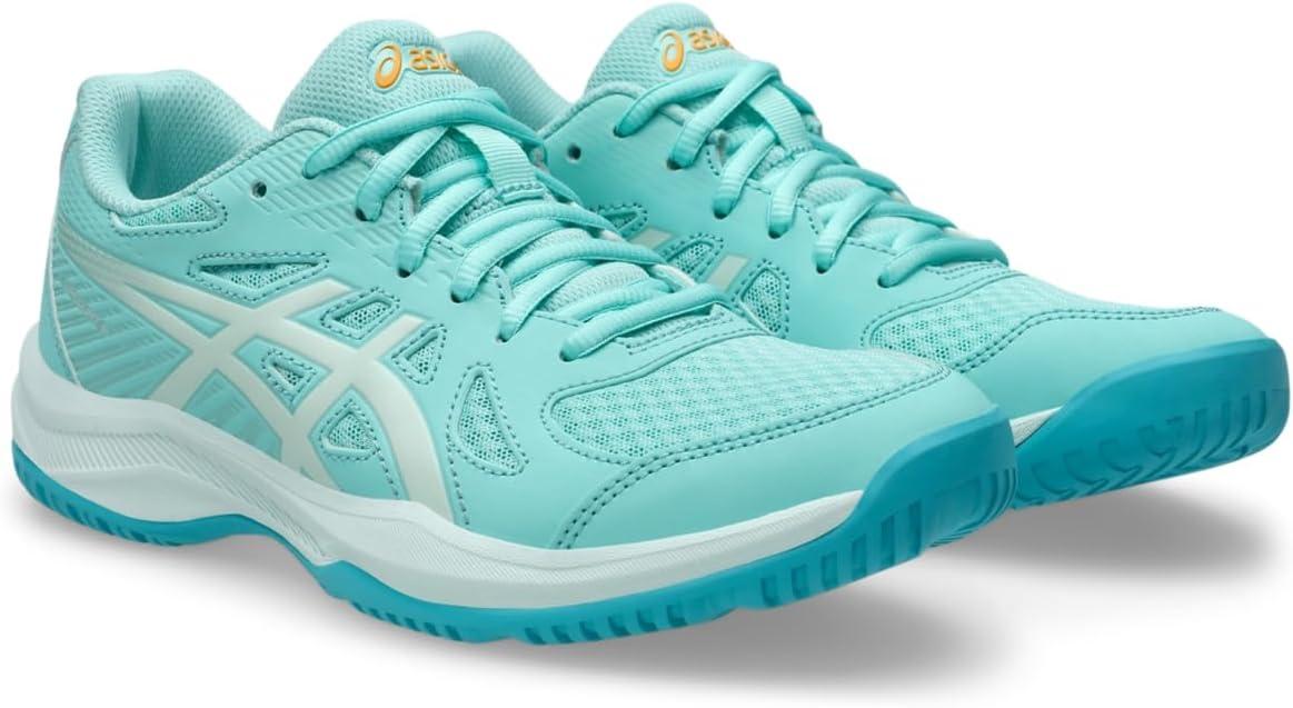 image:imageAsics Womens Upcourt 6 Volleyball ShoesIlluminate MintSoothing Sea