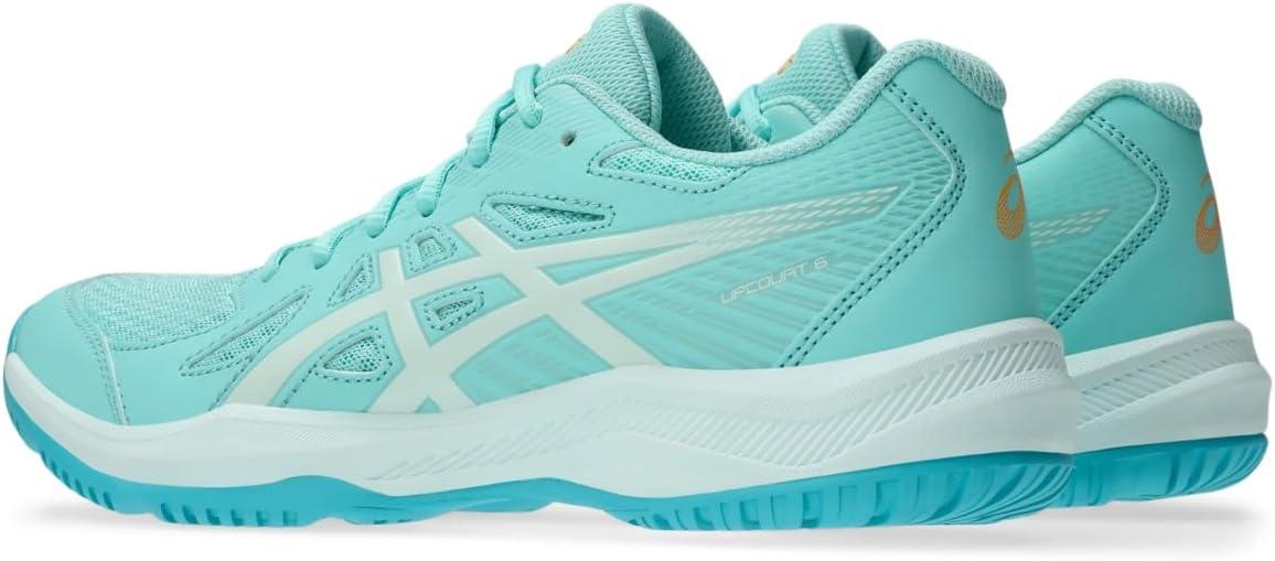 image:imageAsics Womens Upcourt 6 Volleyball ShoesIlluminate MintSoothing Sea