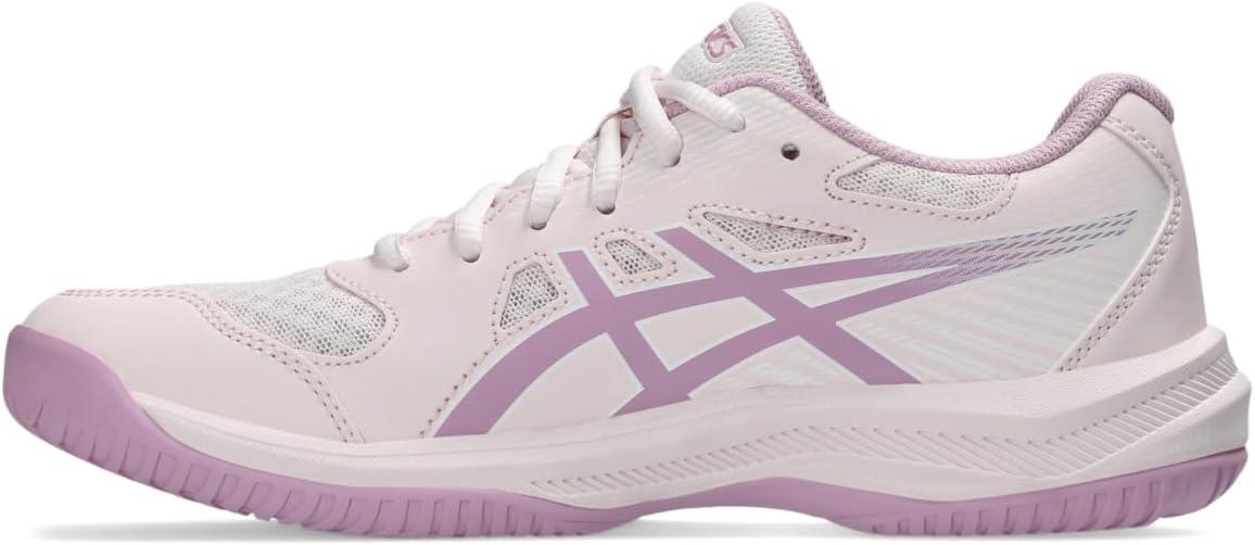 image:imageAsics Womens Upcourt 6 Volleyball ShoesPale PinkLight Ube
