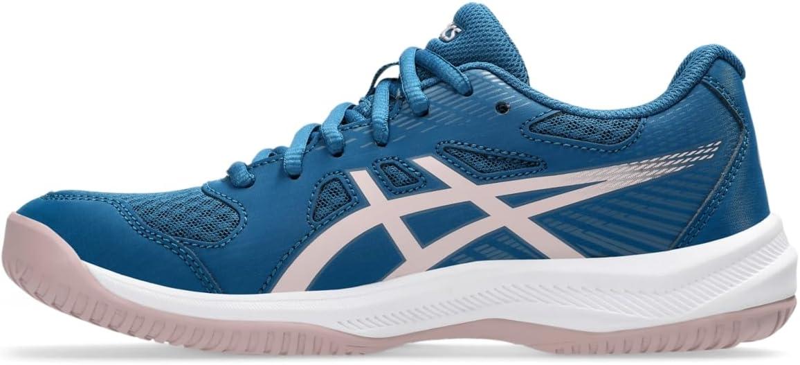image:imageAsics Womens Upcourt 6 Volleyball ShoesRich NavyWatershed Rose
