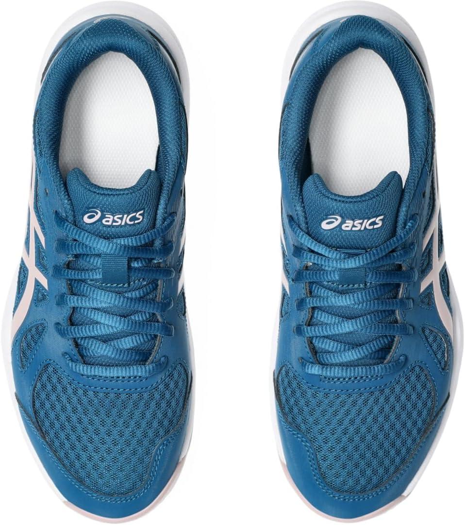 image:imageAsics Womens Upcourt 6 Volleyball ShoesRich NavyWatershed Rose