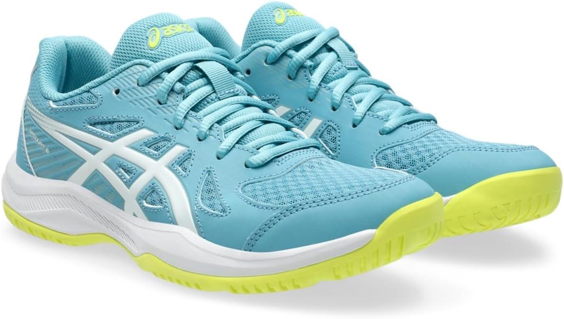 image:imageAsics Womens Upcourt 6 Volleyball ShoesStillwaterWhite