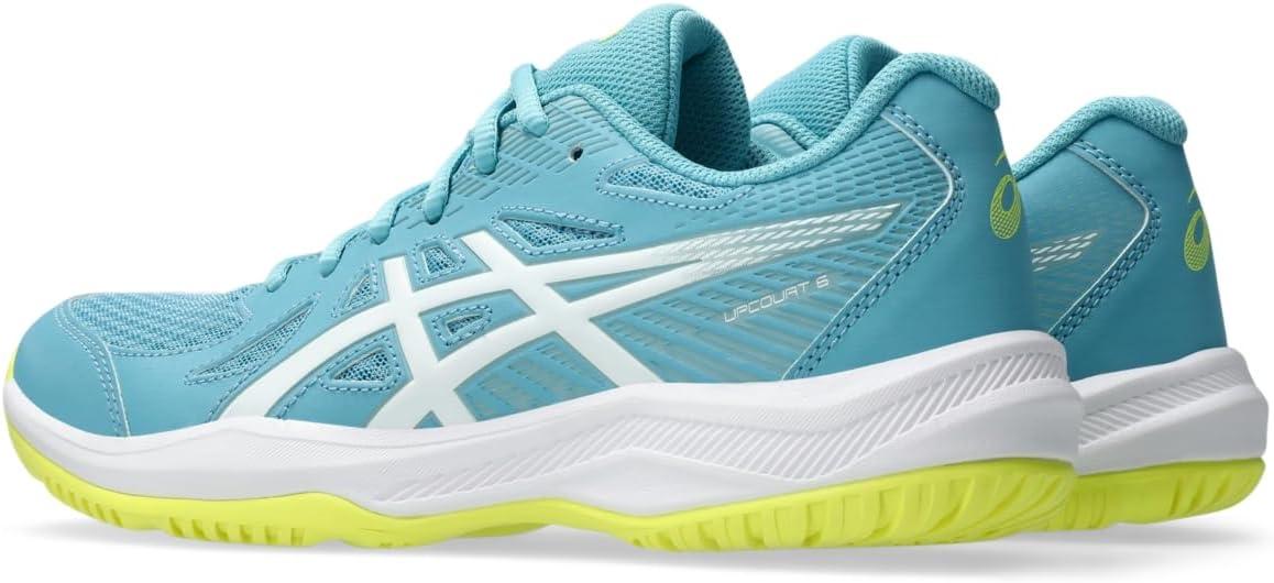 image:imageAsics Womens Upcourt 6 Volleyball ShoesStillwaterWhite