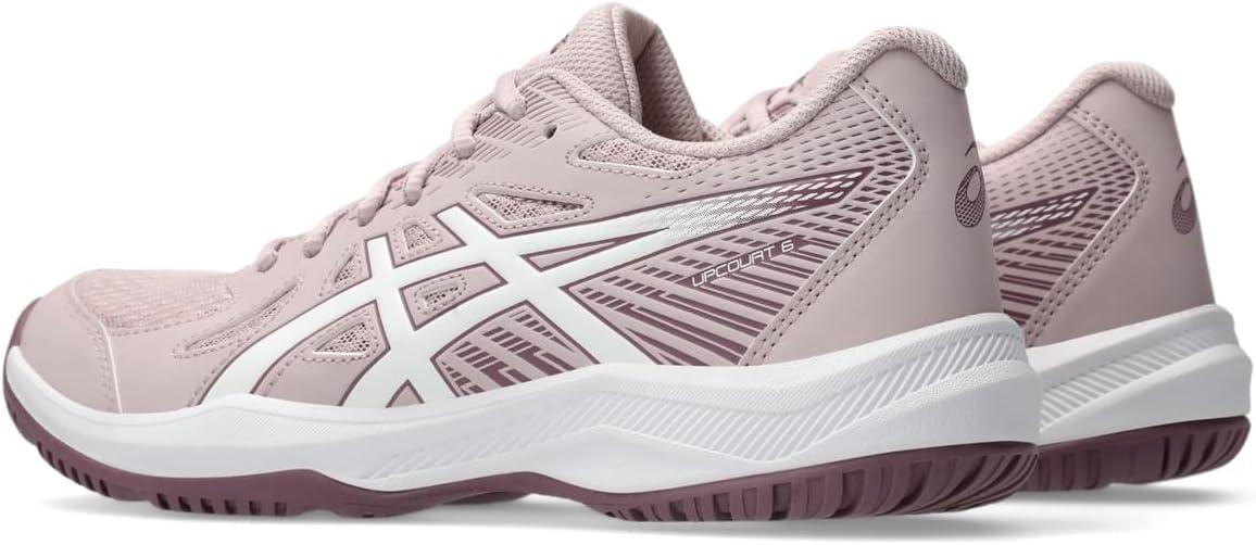 image:imageAsics Womens Upcourt 6 Volleyball ShoesWatershed RoseWhite