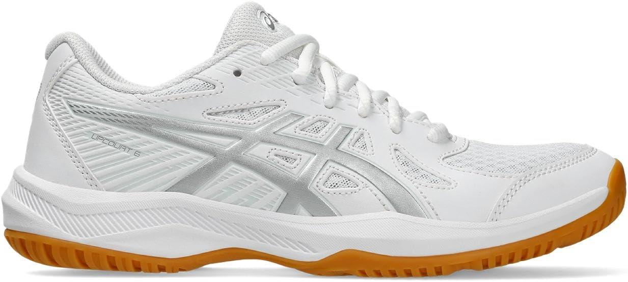 image:imageAsics Womens Upcourt 6 Volleyball ShoesWhite Silver