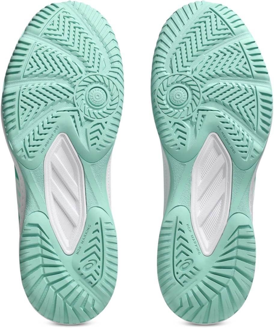 image:imageAsics Womens Upcourt 6 Volleyball ShoesWhiteAurora Green