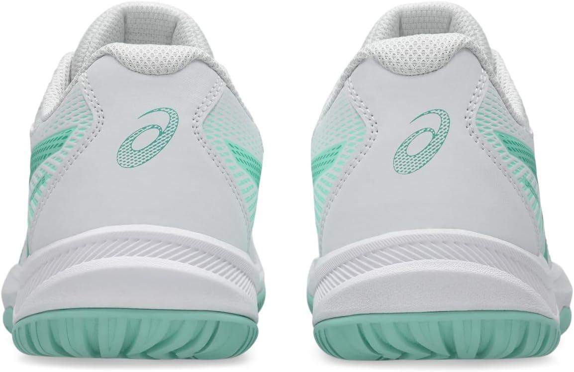 image:imageAsics Womens Upcourt 6 Volleyball ShoesWhiteAurora Green