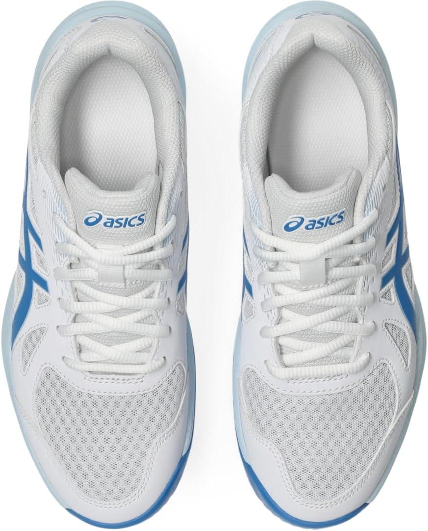 image:imageAsics Womens Upcourt 6 Volleyball ShoesWhiteBlue Coast