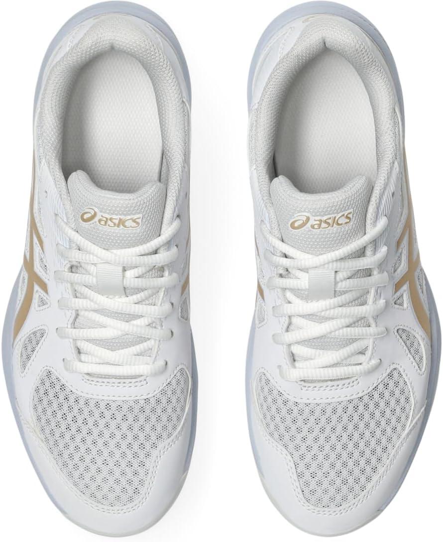 image:imageAsics Womens Upcourt 6 Volleyball ShoesWhiteChampagne