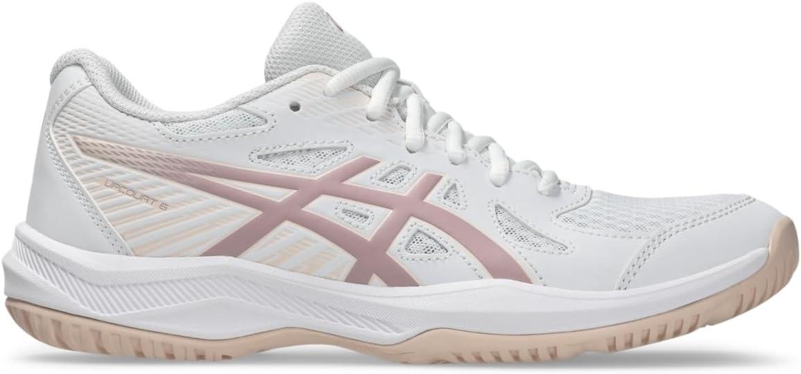 image:imageAsics Womens Upcourt 6 Volleyball ShoesWhiteMorganite