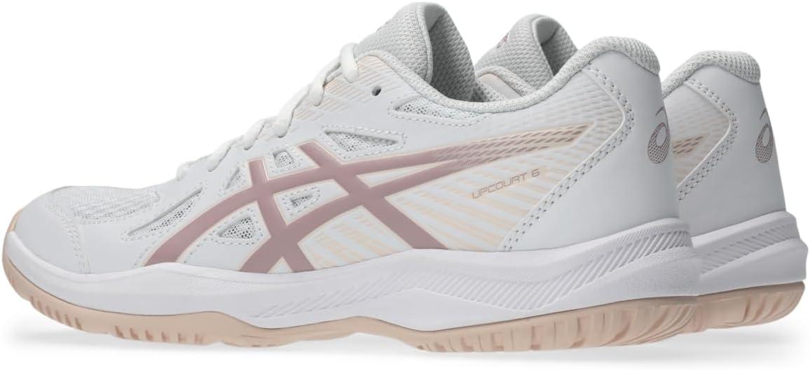 image:imageAsics Womens Upcourt 6 Volleyball ShoesWhiteMorganite