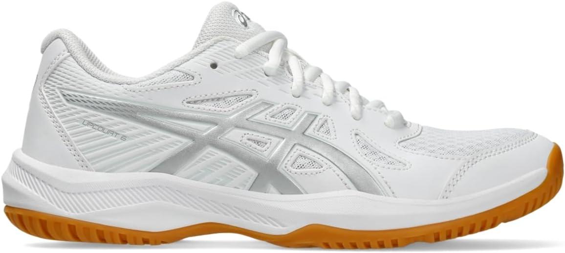 image:imageAsics Womens Upcourt 6 Volleyball ShoesWhitePure Silver