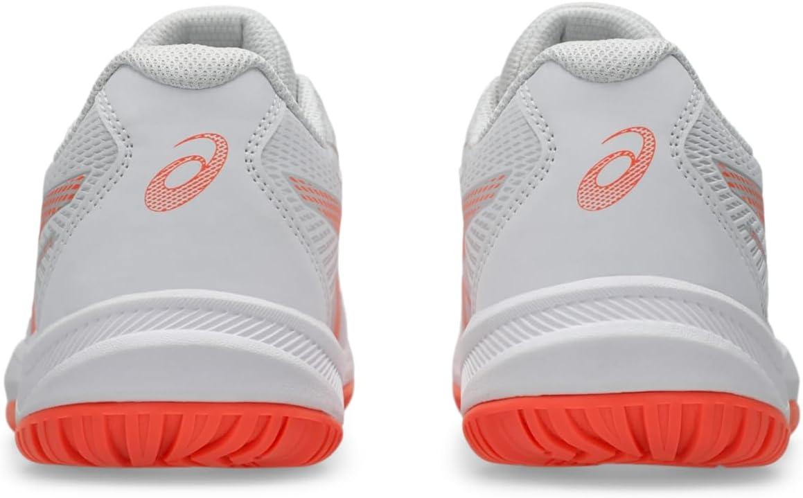 image:imageAsics Womens Upcourt 6 Volleyball ShoesWhiteVivid Coral