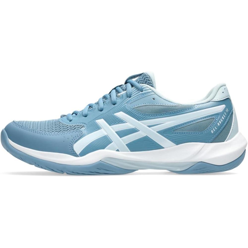 image:imageASICS Mens GelRocket 12 Volleyball ShoesSaba BlueCool Grey