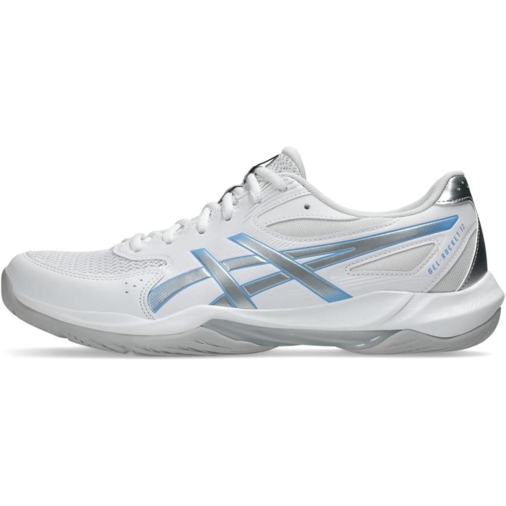 image:imageASICS Mens GelRocket 12 Volleyball ShoesWhiteCloud Grey
