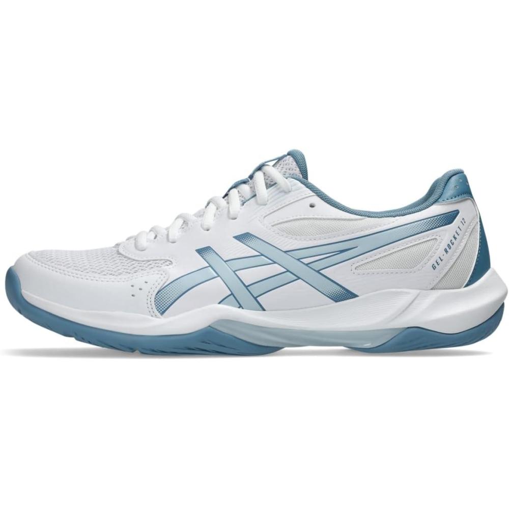 image:imageASICS Mens GelRocket 12 Volleyball ShoesWhiteCool Grey