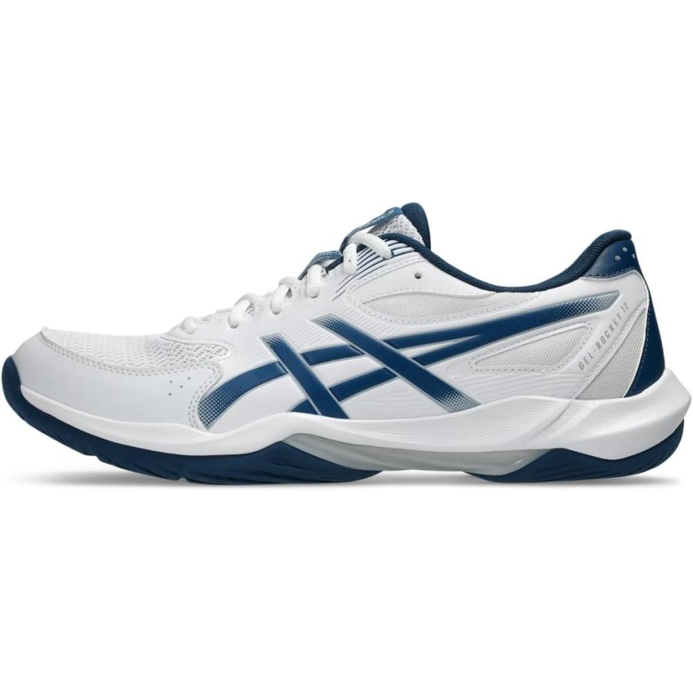 image:imageASICS Mens GelRocket 12 Volleyball ShoesWhiteMako Blue