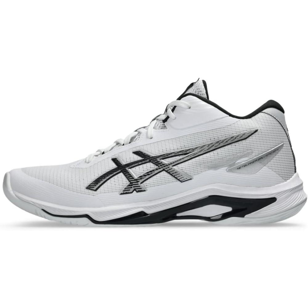 image:imageASICS Mens Netburner Ballistic FlyteFoam 4 Mid Top Volleyball Shoes 10 WhiteBlack