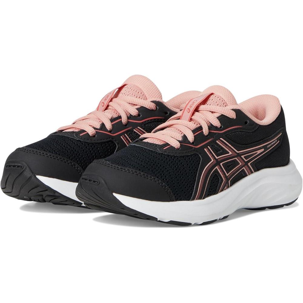 image:imageAsics Kids Contend 9 Grade School Running ShoesBlackDark Pink Clay