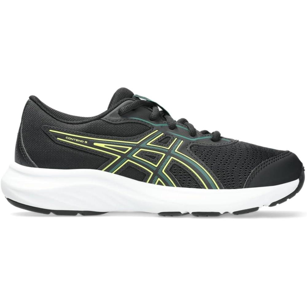 image:imageAsics Kids Contend 9 Grade School Running ShoesBlackJasper Green