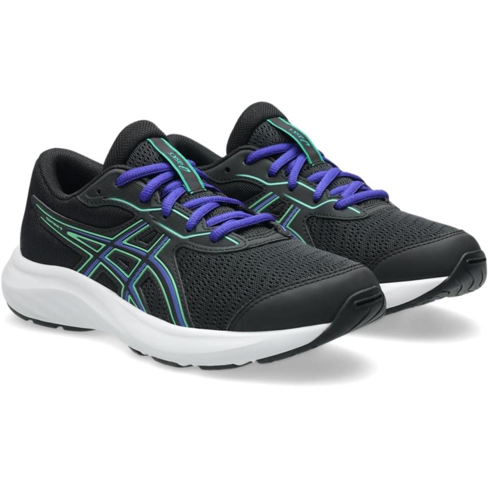 image:imageAsics Kids Contend 9 Grade School Running ShoesBlackVital Green