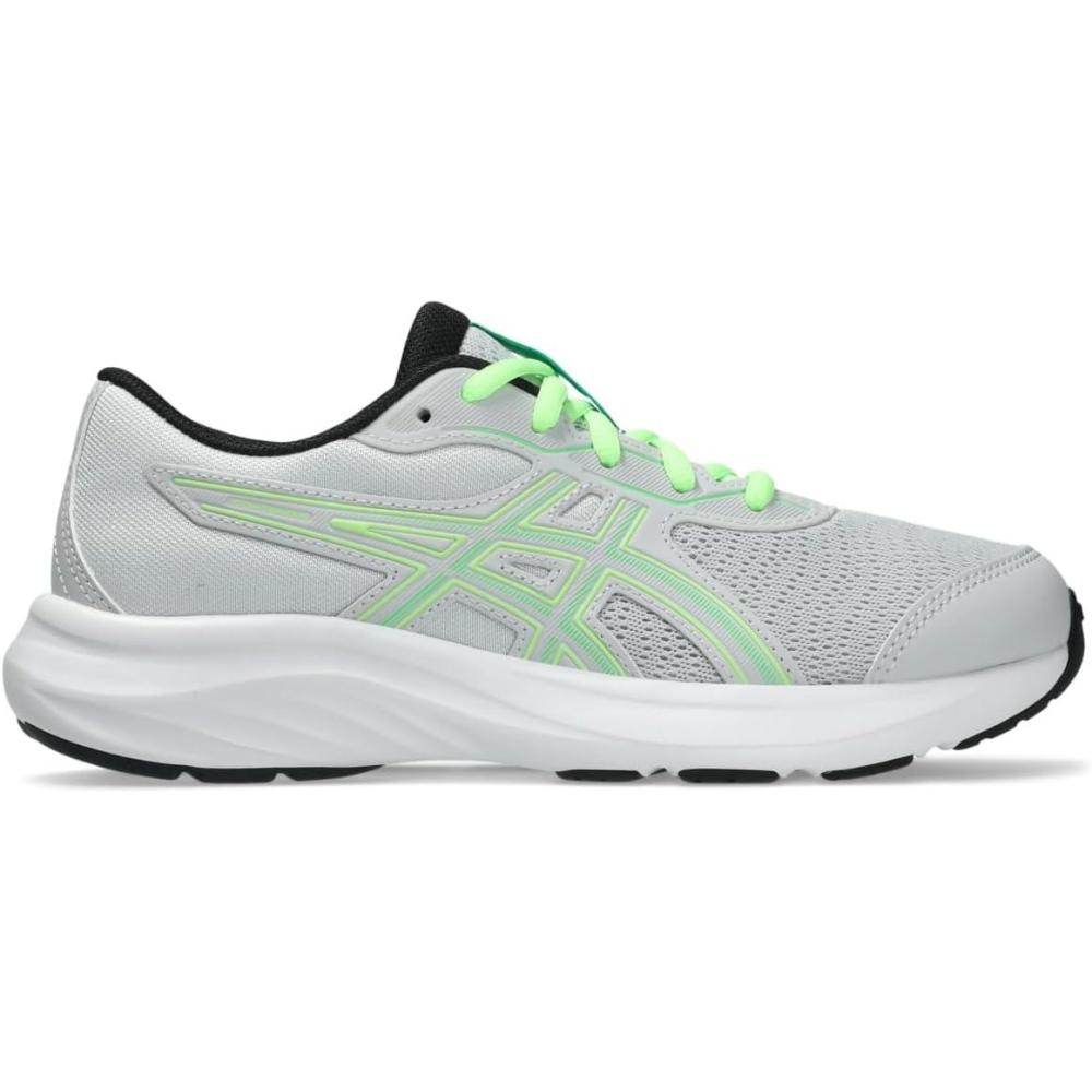 image:imageAsics Kids Contend 9 Grade School Running ShoesGlacier GreyVital Green