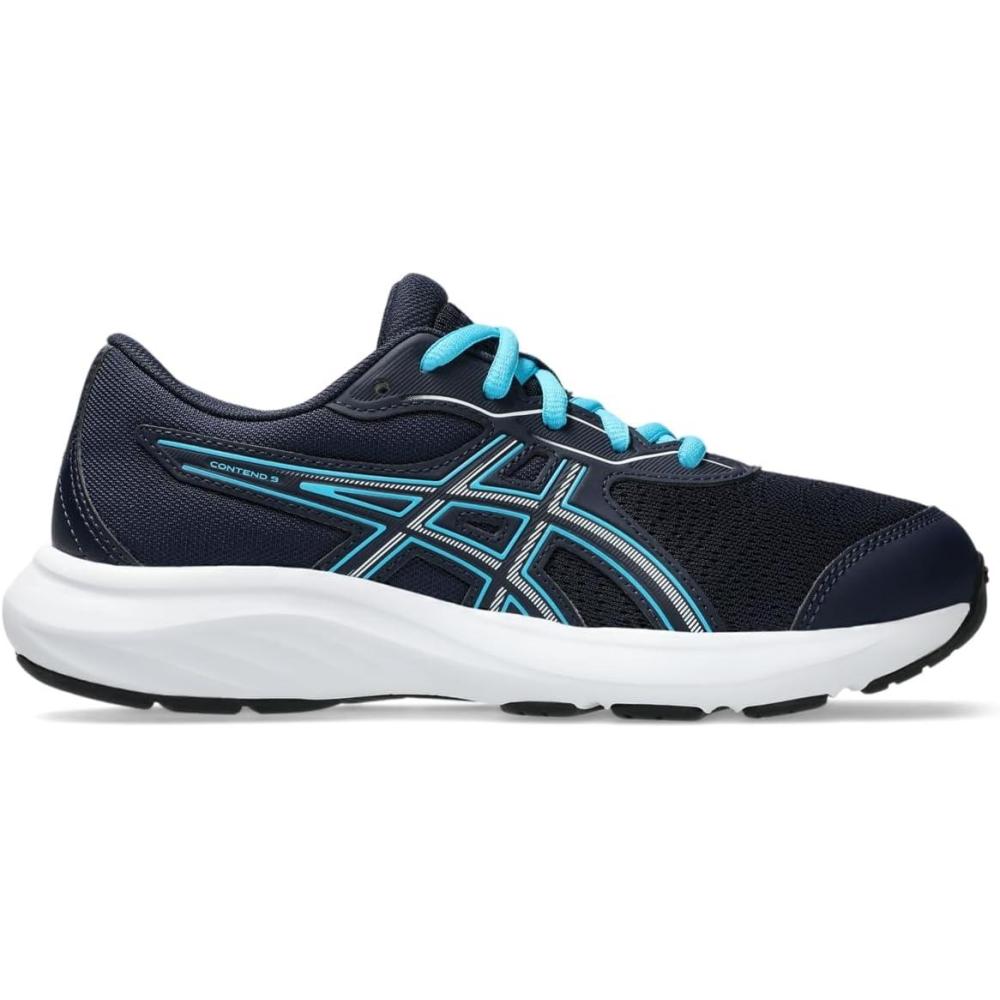 image:imageAsics Kids Contend 9 Grade School Running ShoesMidnightWhite