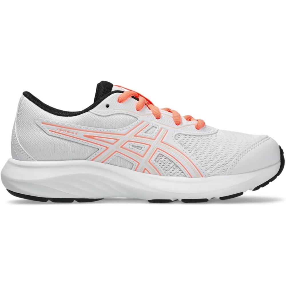 image:imageAsics Kids Contend 9 Grade School Running ShoesWhitePearl Pink