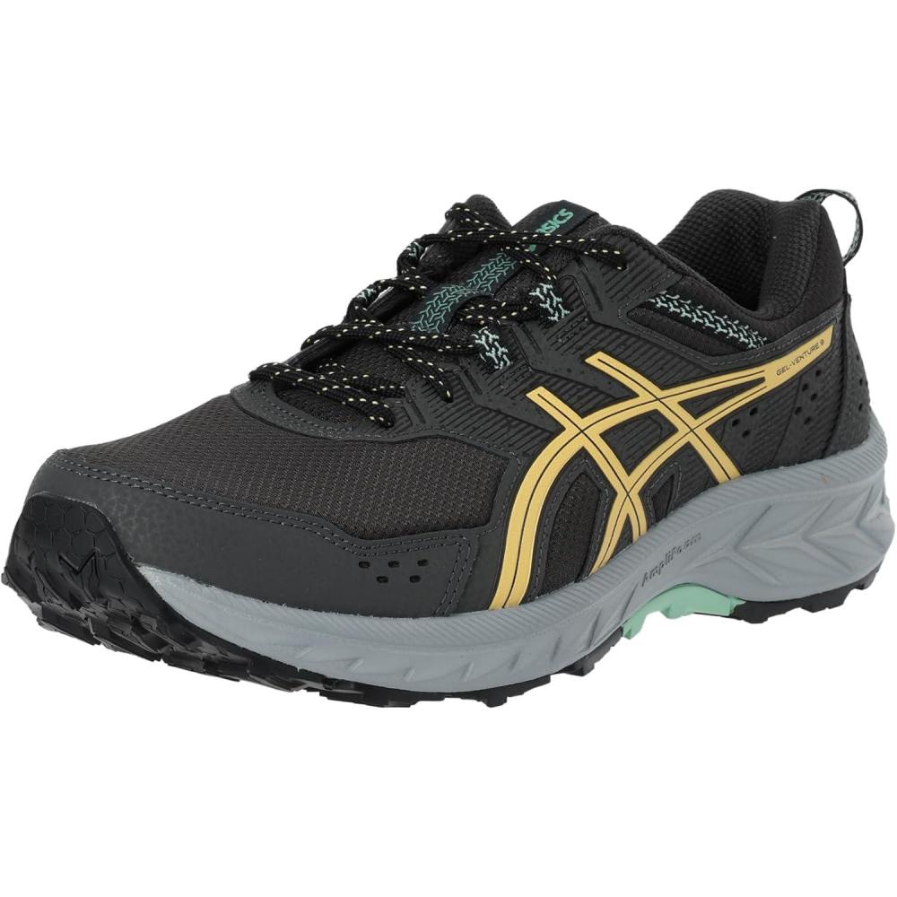 image:imageAsics Mens GelVenture 9 Running Shoes023 Graphite GreyFade Yellow02