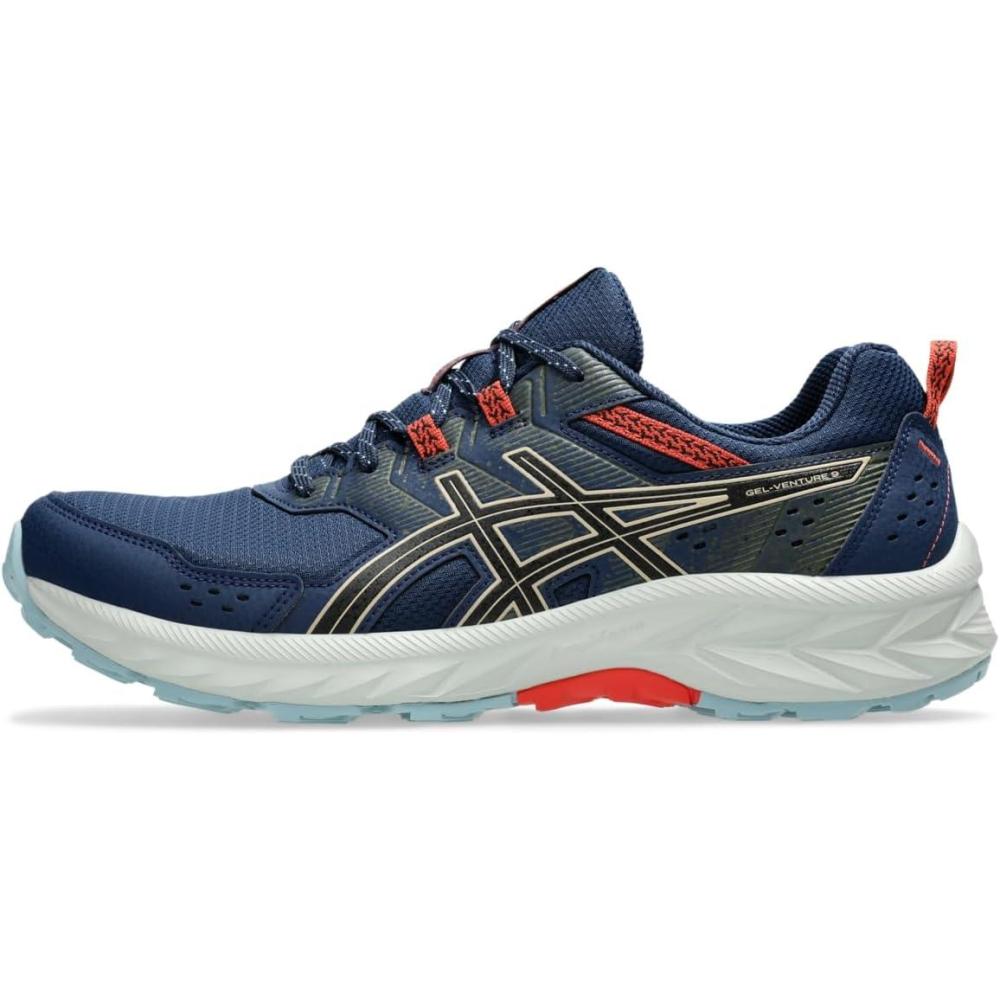 image:imageAsics Mens GelVenture 9 Running ShoesNight SkyFeather Grey
