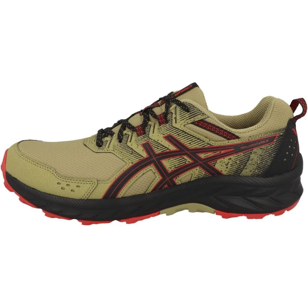 image:imageAsics Mens GelVenture 9 Running ShoesOlive Oil Electric Red