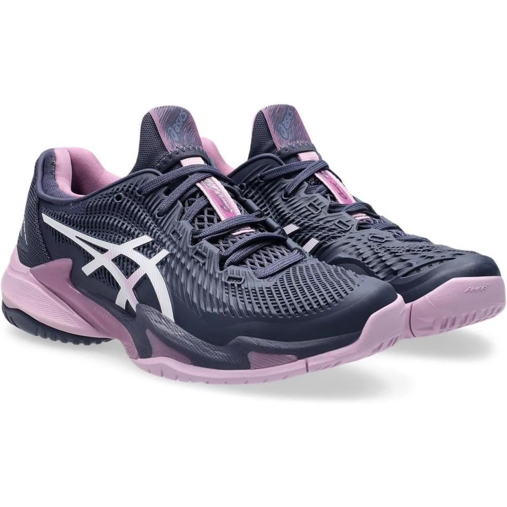 image:imageAsics Womens Court FlyteFoam 3 Tennis Shoes500 Indigo FogWhite