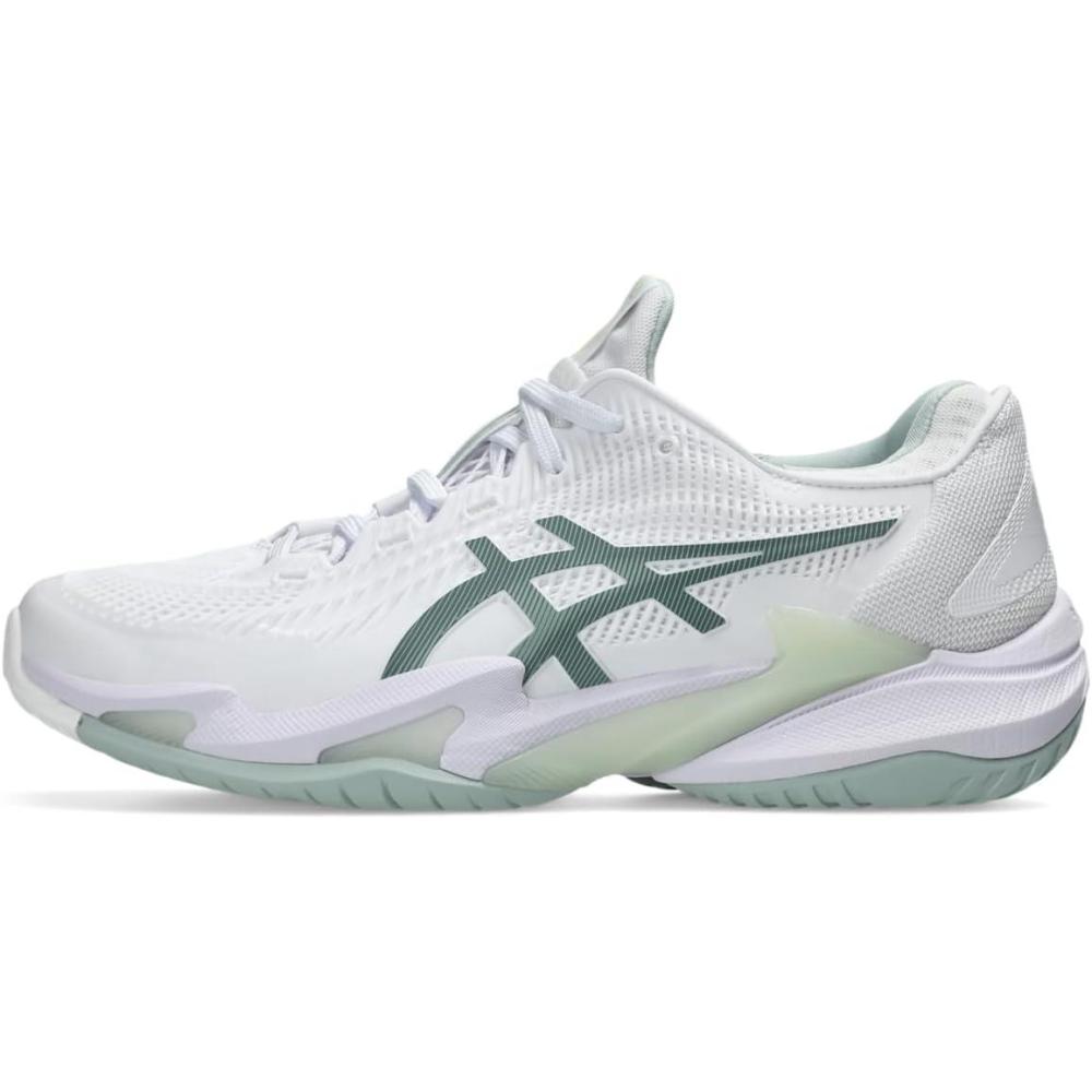 image:imageAsics Womens Court FlyteFoam 3 Tennis ShoesWhiteLichen Rock