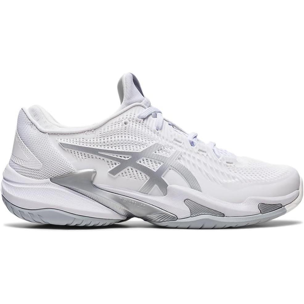 image:imageAsics Womens Court FlyteFoam 3 Tennis ShoesWhiteSilver