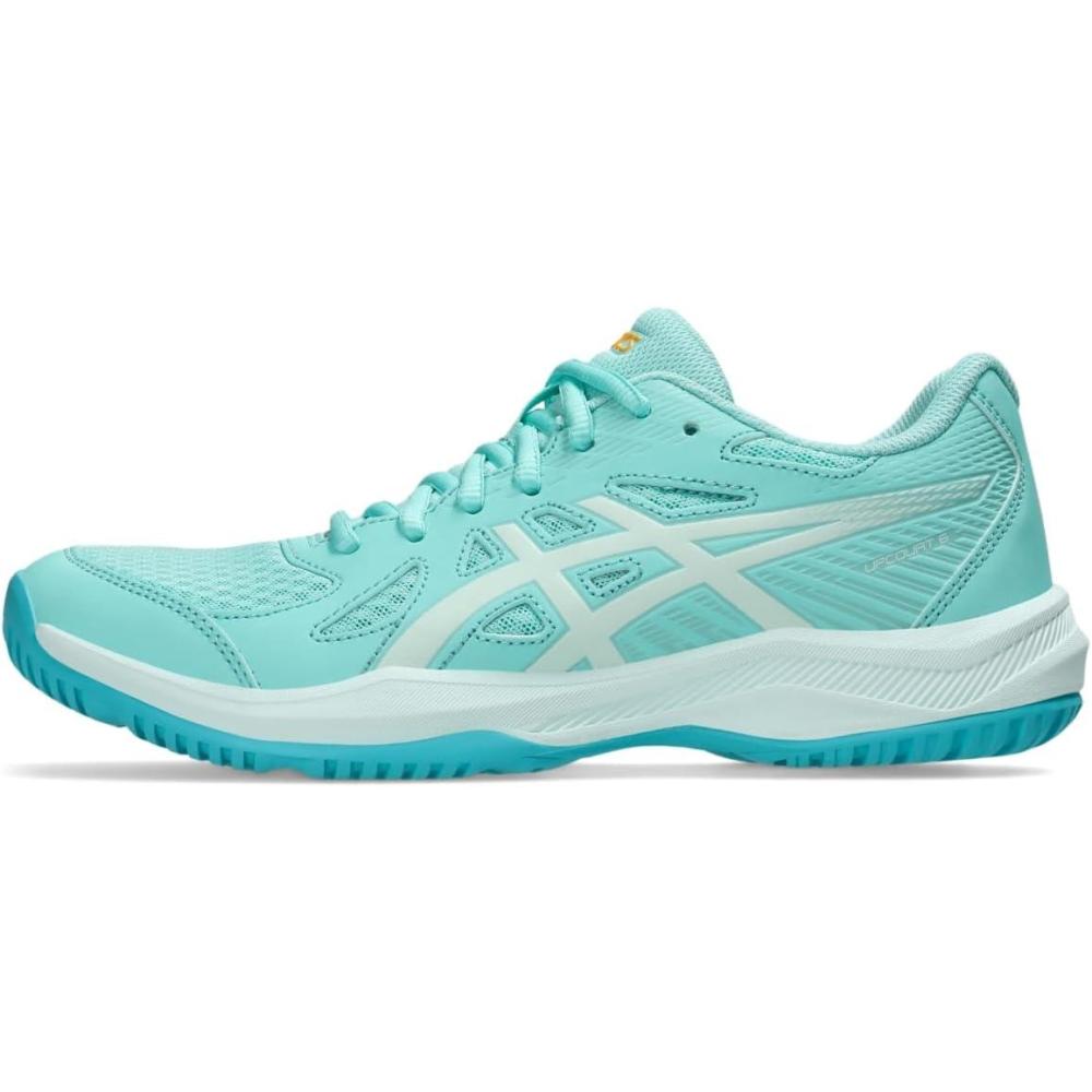 image:imageAsics Womens Upcourt 6 Volleyball ShoesIlluminate MintSoothing Sea