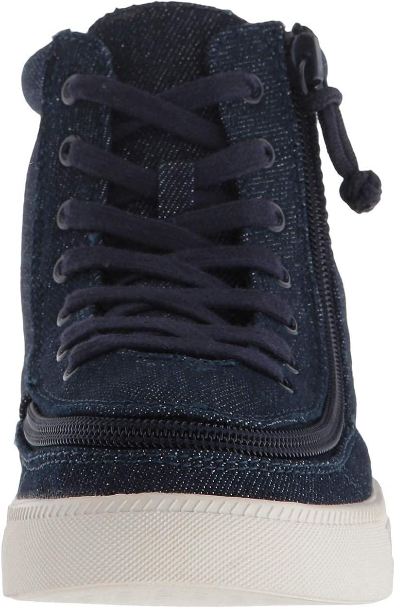 image:imageBILLY Footwear Kids Classic Lace High Little KidBig KidBlue Denim Glitter