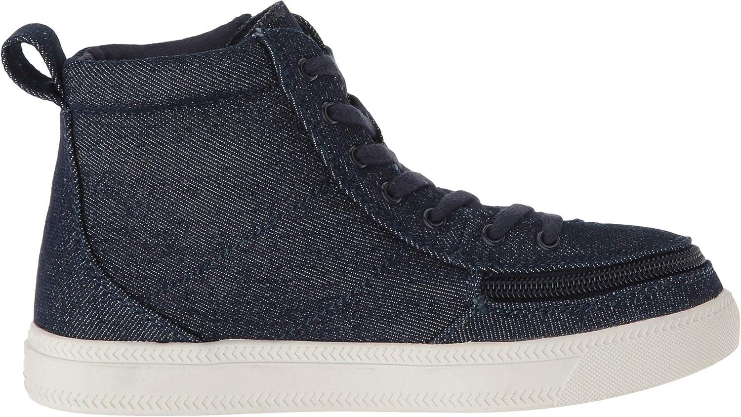 image:imageBILLY Footwear Kids Classic Lace High Little KidBig KidBlue Denim Glitter
