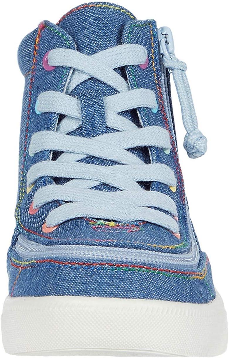 image:imageBILLY Footwear Kids Classic Lace High Little KidBig KidDenim Rainbow Thread