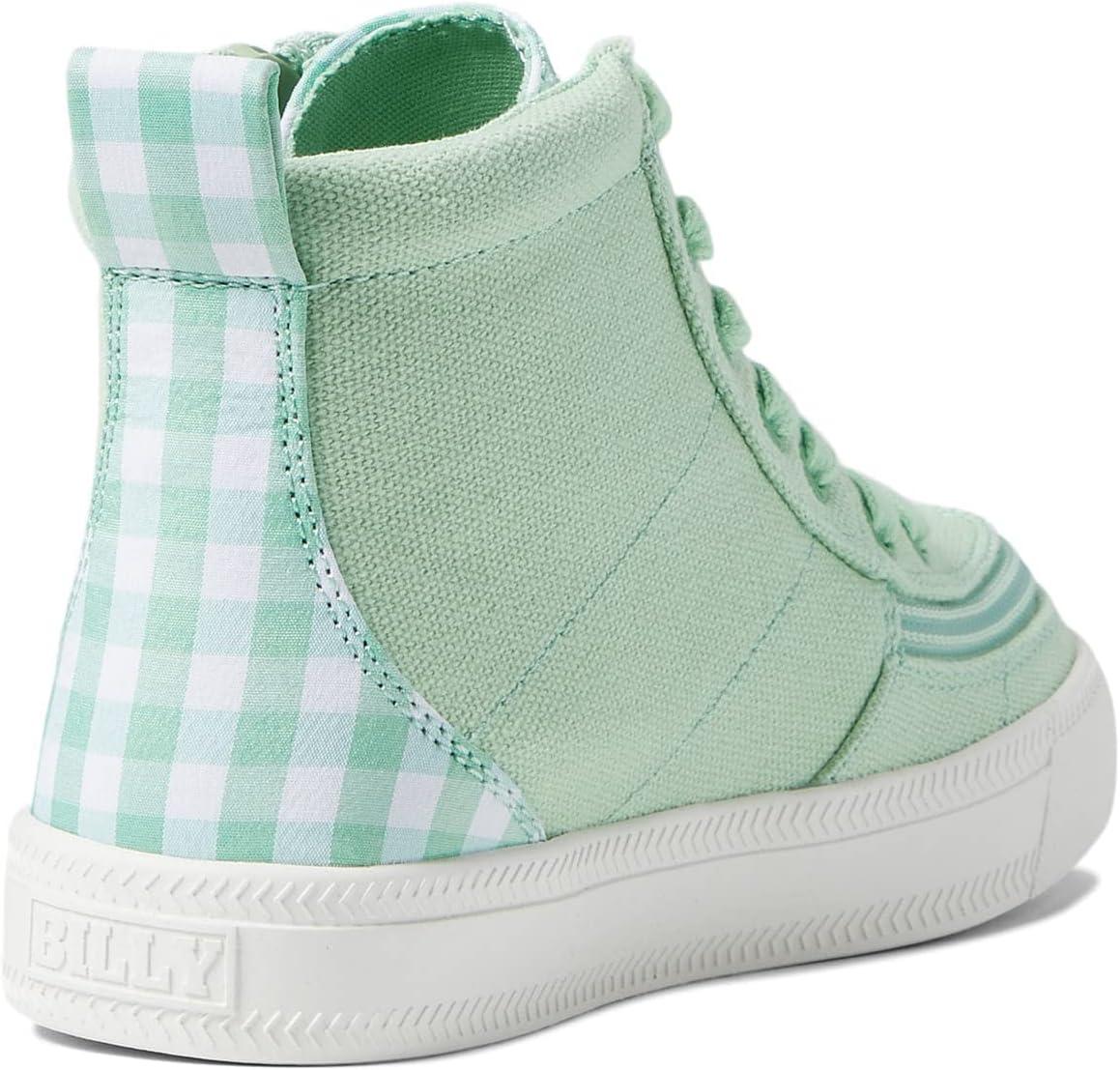 image:imageBILLY Footwear Kids Classic Lace High Little KidBig KidGreen Gingham