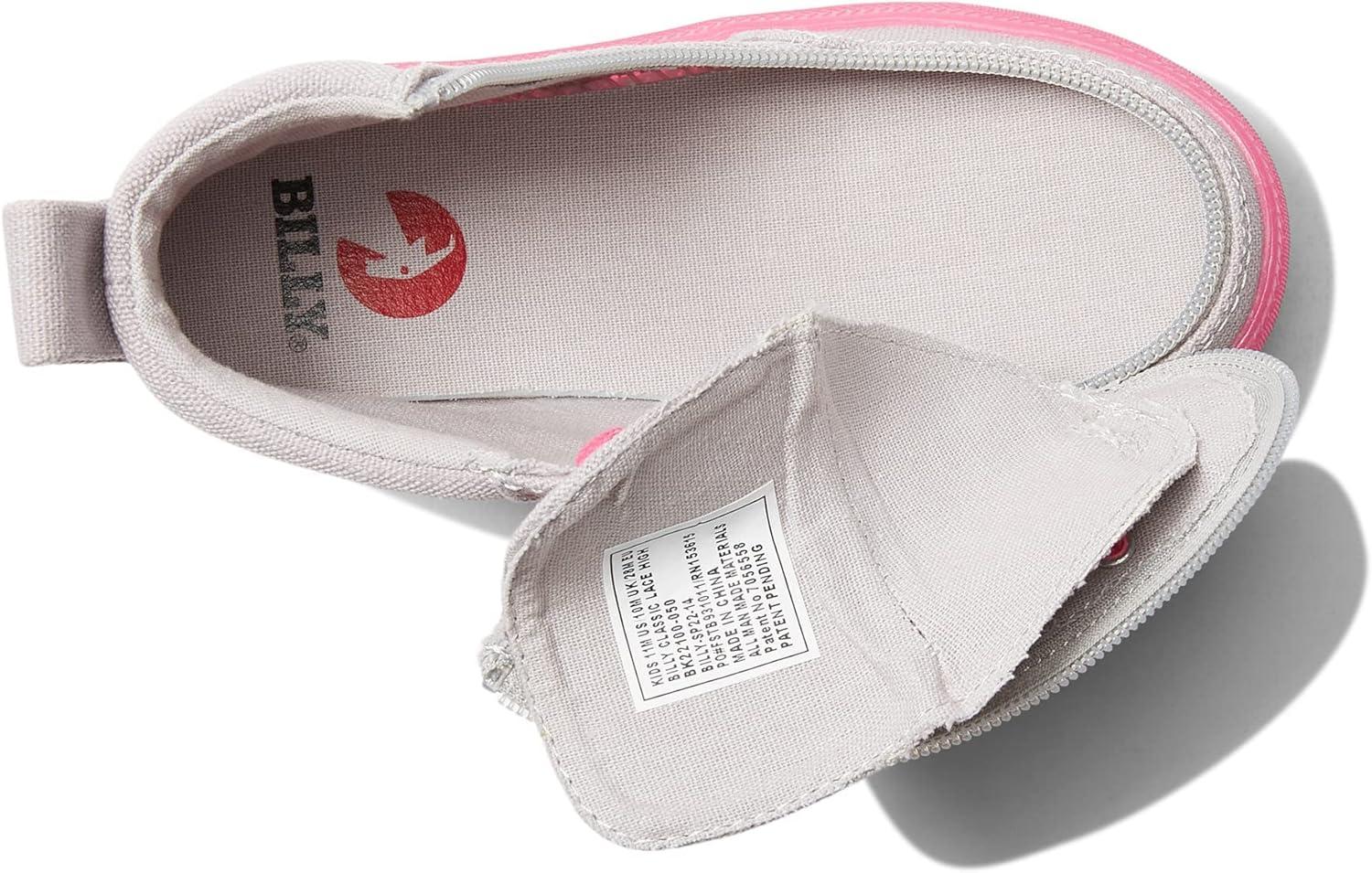 image:imageBILLY Footwear Kids Classic Lace High Little KidBig KidGreyPink
