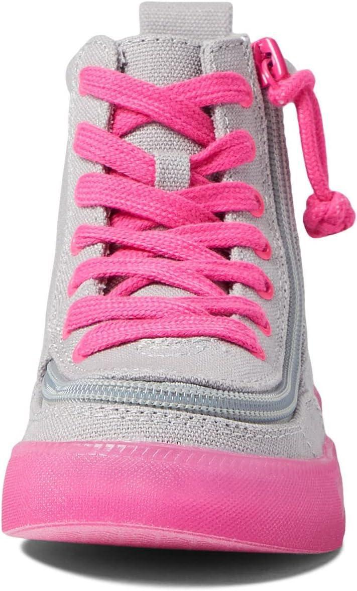 image:imageBILLY Footwear Kids Classic Lace High Little KidBig KidGreyPink
