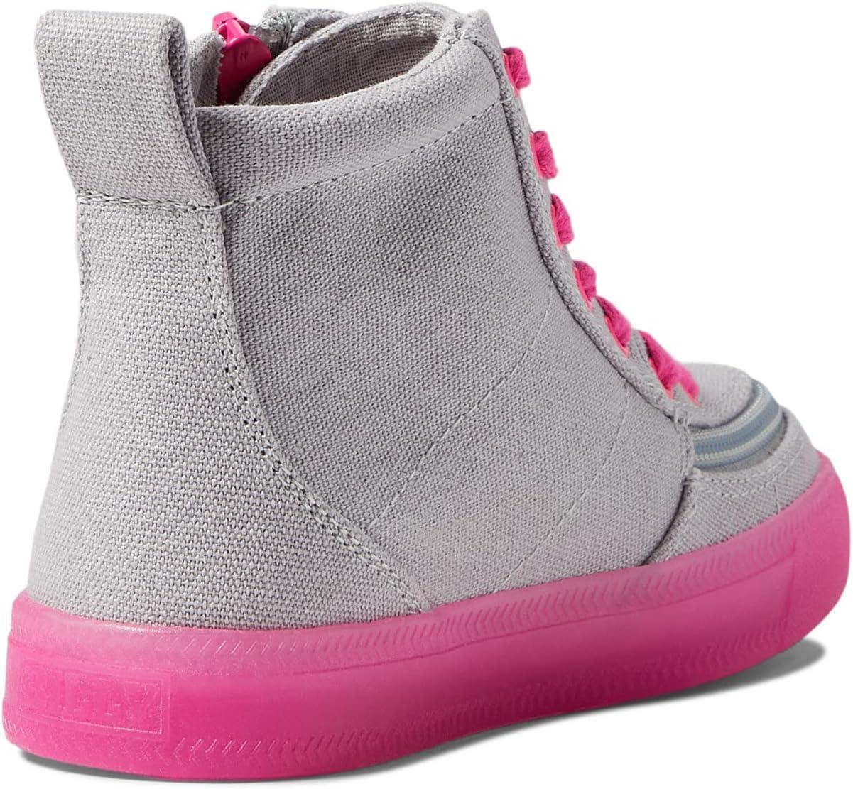 image:imageBILLY Footwear Kids Classic Lace High Little KidBig KidGreyPink