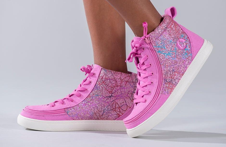 image:imageBILLY Footwear Kids Classic Lace High Little KidBig KidPink Print