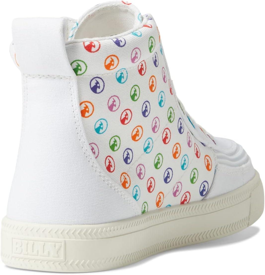 image:imageBILLY Footwear Kids Classic Lace High Little KidBig KidRainbow Polka