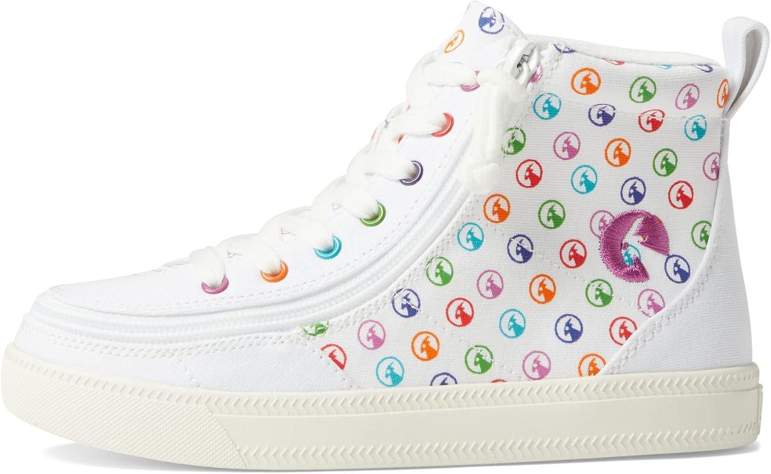 image:imageBILLY Footwear Kids Classic Lace High Little KidBig KidRainbow Polka