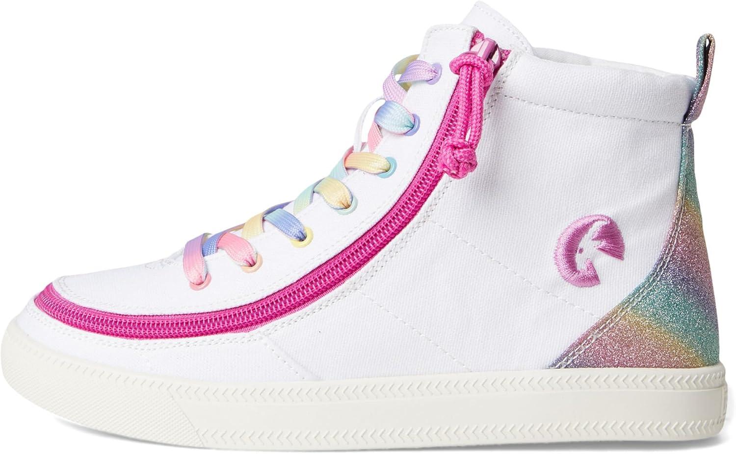 image:imageBILLY Footwear Kids Classic Lace High Little KidBig KidWhite Rainbow