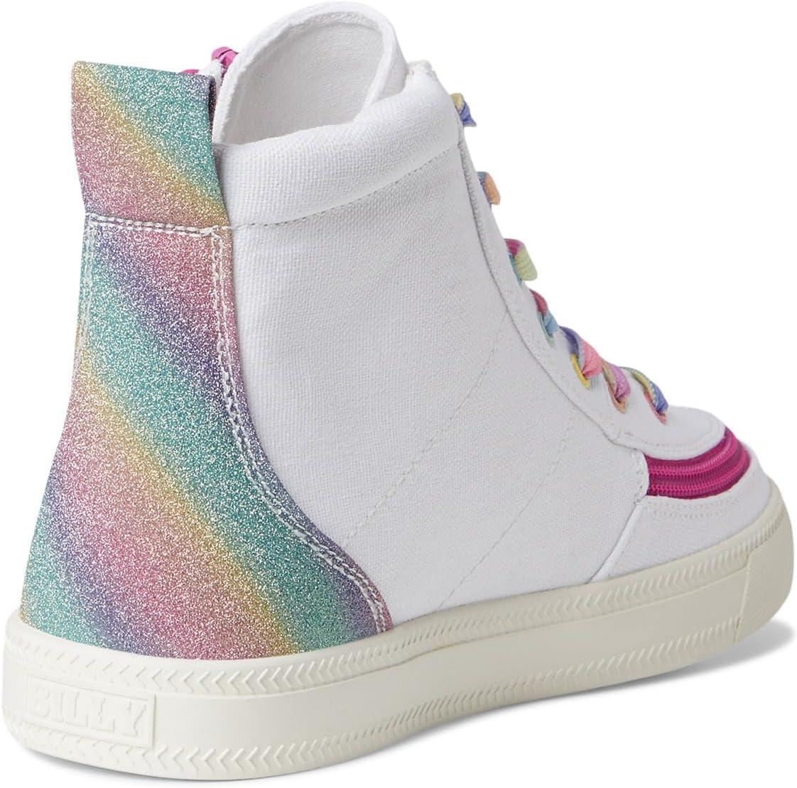 image:imageBILLY Footwear Kids Classic Lace High Little KidBig KidWhite Rainbow