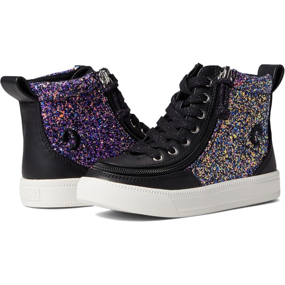 image:imageBILLY Footwear Kids Classic Lace High Little KidBig KidBlack Fuchsia Glitz